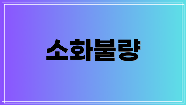 소화불량