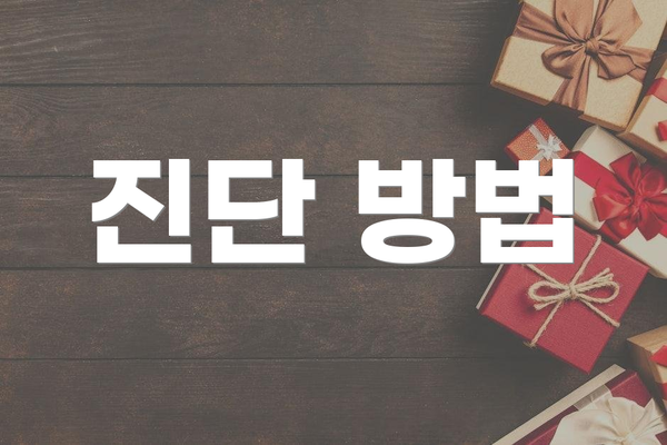 진단 방법
