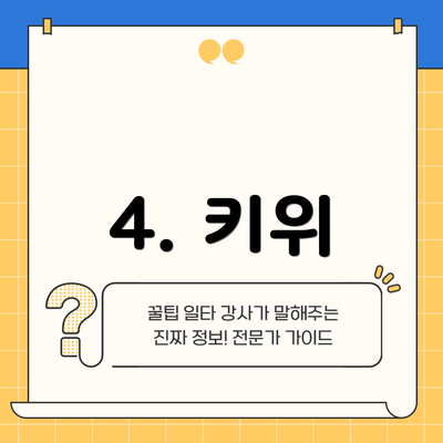 4. 키위