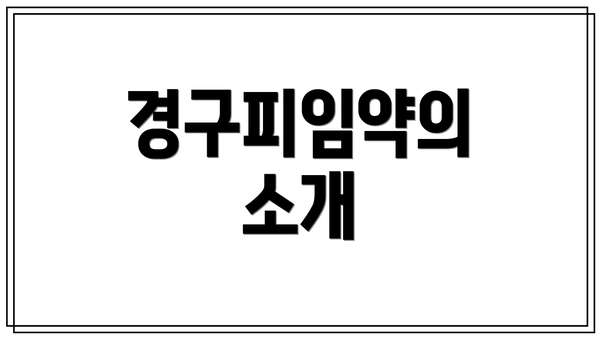 경구피임약의 소개